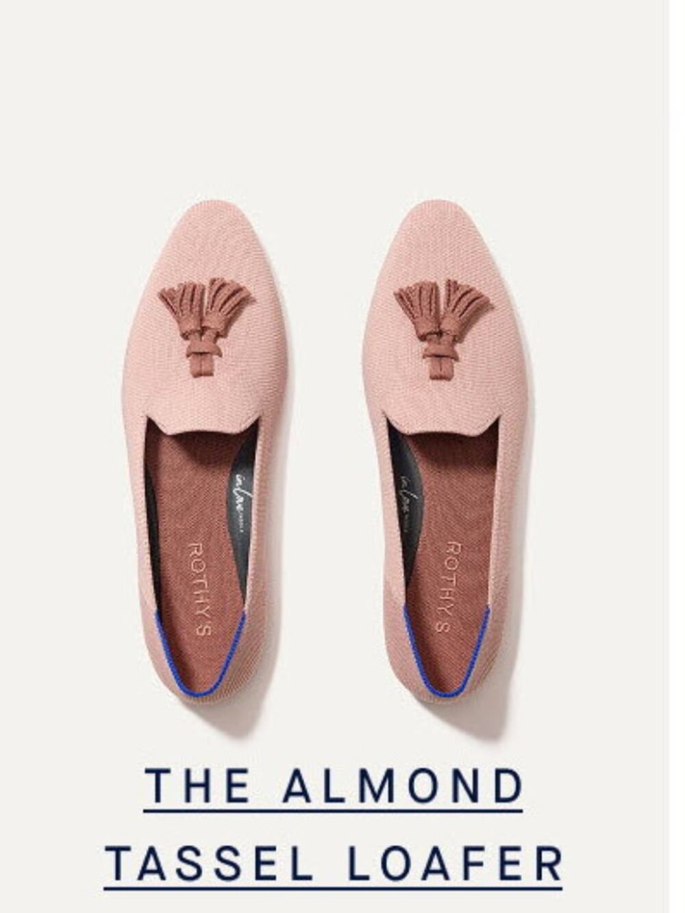 Rothy's The Almond Tassel Loafers Sz 9.5